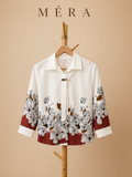 Crimson Flora Shirt