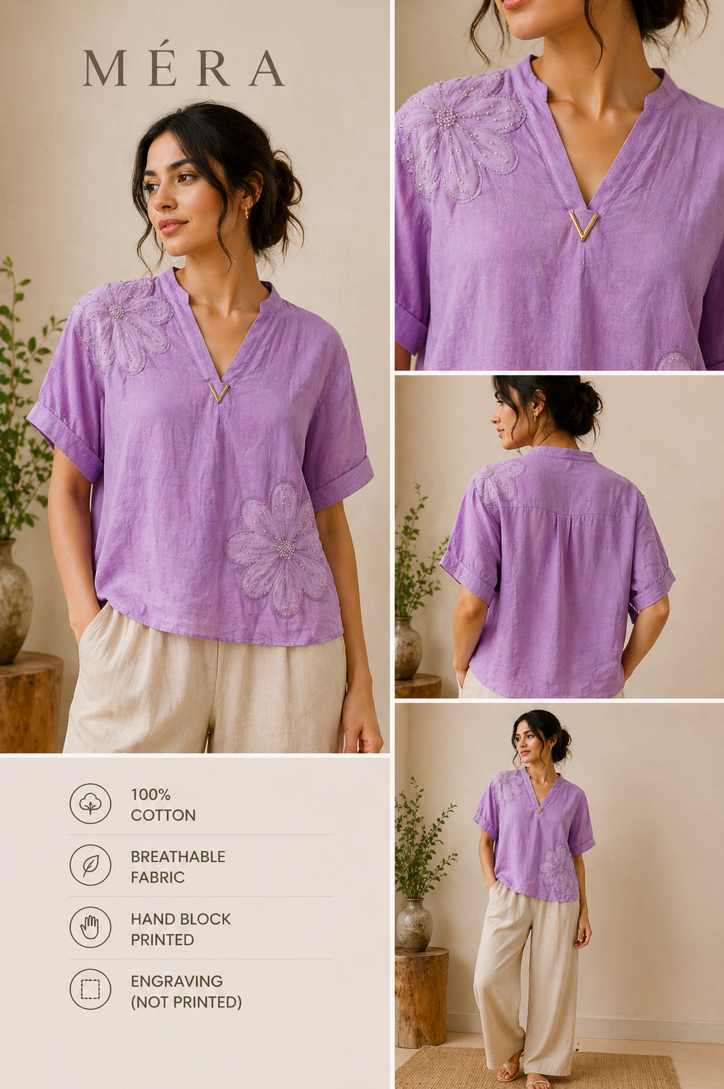 Iris Handcrafted Shirt