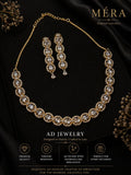 Radiant circle AD jewelry set